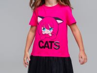 Платье трикотажное для девочек