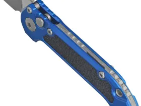 Автоматический нож Microtech LUDT Gen III, сталь M390, рукоять алюминий, синий