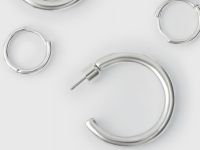 Серьги, 2 пары, Серебряный