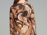 Фуфайка трикотажная для девочек (футболка с длинными рукавами)