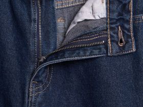 Джинсы Wide leg для девочек, Синий