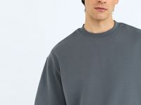 Футболка из плотного хлопка, Серый