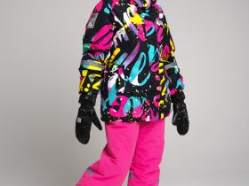 Зимняя куртка из мембранной ткани для девочки