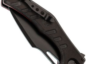 Складной нож НОКС Мангуст 2С Black, сталь D2, рукоять G10