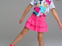 Юбка-шорты трикотажные для девочек