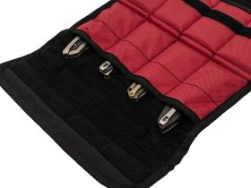 Сумка для 8 ножей с замком KTB, красная