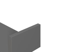 Полка Чейз 60x10 Графитовый