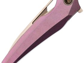 Складной нож TUOTOWN Magpie, сталь M390, рукоять Crystal Titanium Purple
