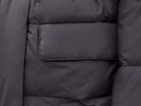 Утепленное пальто с поясом