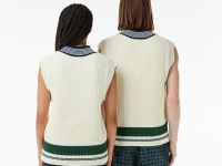 Хлопковая жилетка для тенниса Lacoste унисекс
