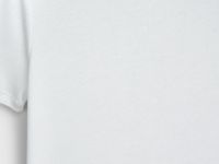 Полупрозрачная футболка в рубчик, Белый