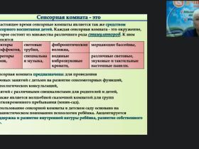 Международный вебинар "Оборудование сенсорной комнаты педагога-психолога"