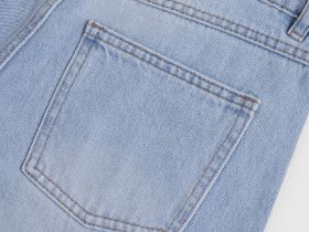 Джинсовые шорты-бермуды для девочек, Голубой