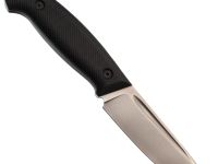 Нож Стрела, сталь Elmax, рукоять G10 со вставкой микарта, черный