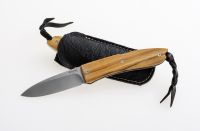 Складной нож LionSteel Opera, сталь D2, рукоять оливковое дерево