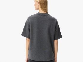 Женская футболка Lacoste оверсайз из органического хлопка