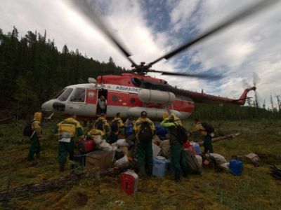 Авиалесоохрана перебросила в Якутию новый вертолет с увеличенной дальностью полета