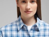 Рубашка из 100% хлопка в клетку