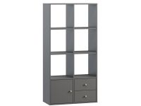 Стеллаж Кейн 3-75x149 Графитовый