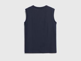 Майка с принтом для мальчиков, Синий