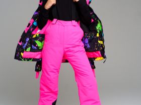 Комплект текстильный с полиуретановым покрытием для девочек: куртка, брюки