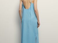 Сарафан макси из конопляной ткани с хлопком