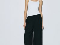 Базовый топ из микрофибры, Белый