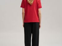 Футболка свободного кроя из джерси