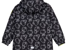 Куртка текстильная с полиуретановым покрытием для девочек (ветровка)