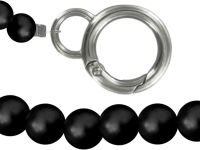 Шнурок Krutoff Бусы для телефона и ключей 1.1m Black