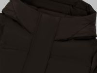 Длинный пуховик с натуральным пухом