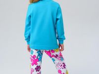 Комплект трикотажный для девочек: брюки (легинсы), толстовка