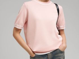 Легкий джемпер с короткими рукавами