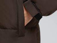 Длинный пуховик с натуральным пухом