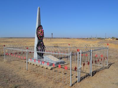 Братская могила советских воинов, погибших в период Сталинградской битвы