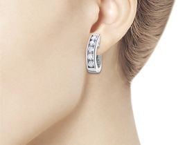 Серьги из белого золота э4712сг03135900