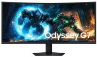 Монитор 40" Samsung S40FG756EI 5120x2160, 21:9, VA, 350cd, 1ms, 178°/178°, 2*HDMI, DP, 2*USB3.2, 180Hz, Curved 1000R, HAS, VESA, black