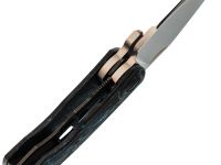 Нож-брелок CKF Keysha, сталь M398, рукоять титан/карбон