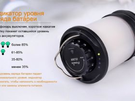 Фонарь Fenix CL30R, черный