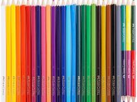 Цветные карандаши Замок, в карт. промоупаковке, 24 шт + 3 двухцветных карандаша+точилка