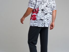 Комплект трикотажный для мужчин: фуфайка (футболка), брюки