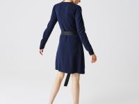 Женское платье Lacoste стандартного кроя с поясом