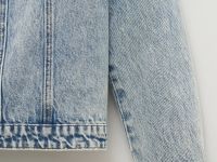 Джинсовая куртка-рубашка прямого силуэта