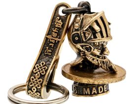 Брелок Денежный Гном, бронза