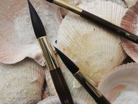 Кисть белка микс №10 круглая Pinax "Poseidon 814" короткая ручка