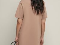 Платье-футболка из трикотажного интерлока