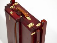 Этюдный ящик Pinax FE-3BR двусторонний, "красное дерево", большой, бук