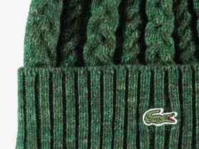 Шапка-бини Lacoste унисекс из шерсти