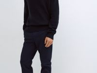 Брюки-чиносы из твила, Синий