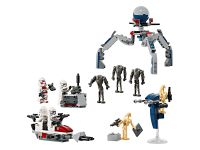 Star Wars 75372 Конструктор Боевой набор солдат-клонов и боевых дроидов